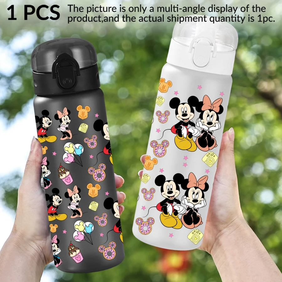 

1Pc Disney Mickey/Minnie/pattern 26oz plastic water bottle sports cup as birthday/back-to-school gift