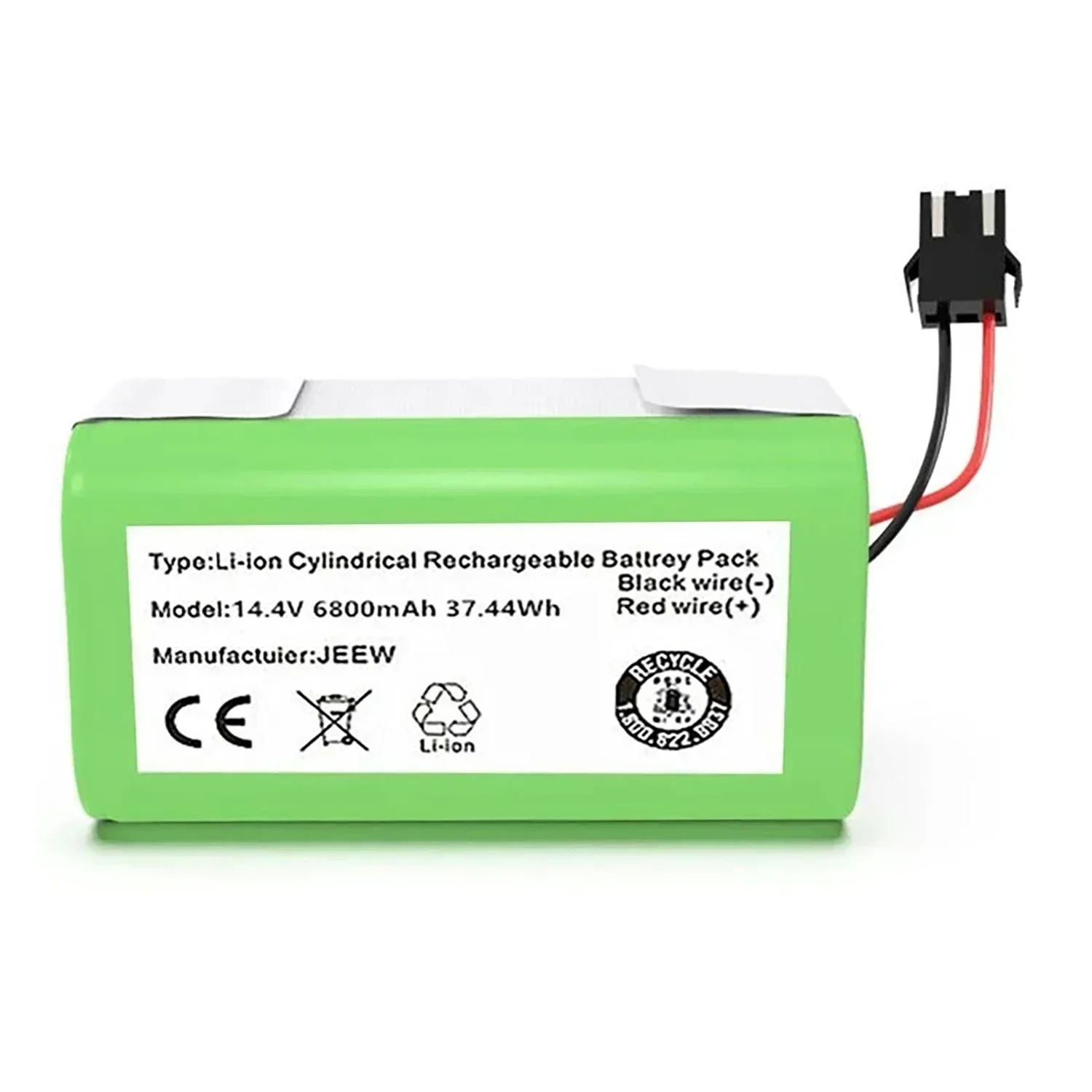 Akumulator litowo-jonowy 4S1P 18650 14,4 V 6800 mAh do odkurzacza Cecotec Conga 1290 1390 1490 1590 Genio Deluxe 370 Gutrend Echo 520