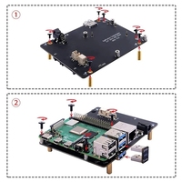 X825 V2.0 Storage Expansion Board For Raspberry Pi 4B X825 NAS 2.5-Inch SATA Hard Disk SSD Drive Expansion Board