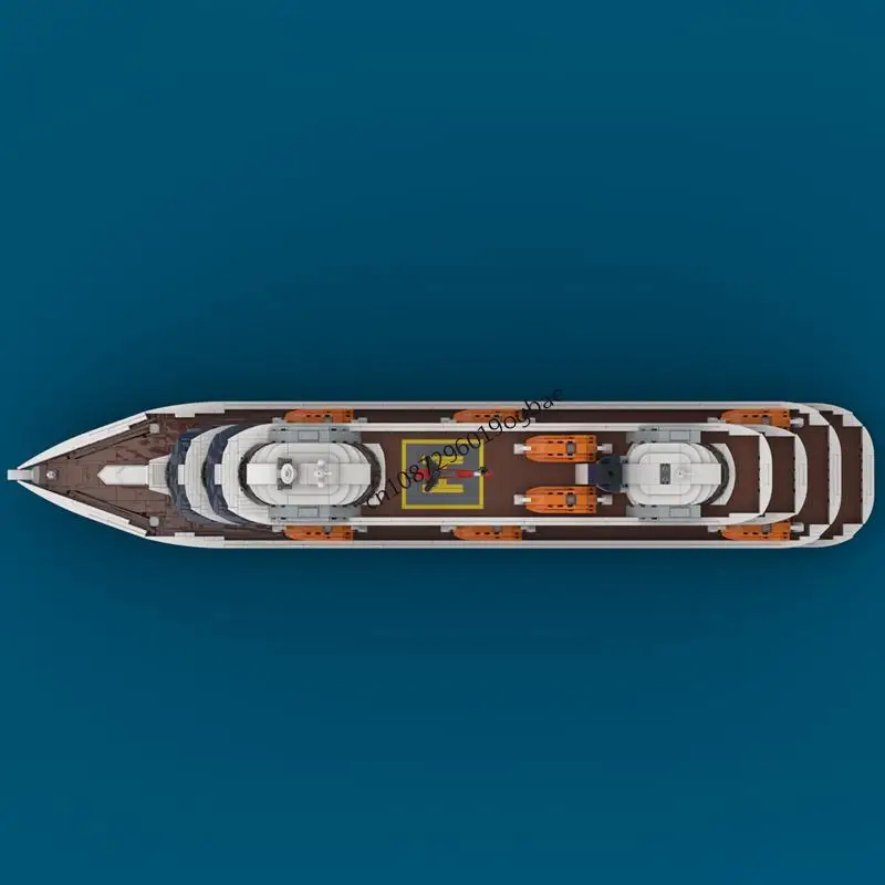 جديد 3531 قطعة Moc سفينة سياحية منفذ المدينة وحدات الركاب نموذج لجمع العبارة لتقوم بها بنفسك التكنولوجيا الطوب الأفكار الإبداعية لعبة هدية بنة #5