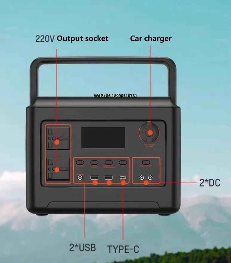 Best-selling Portable Outdoor Solar Mobile Power Station