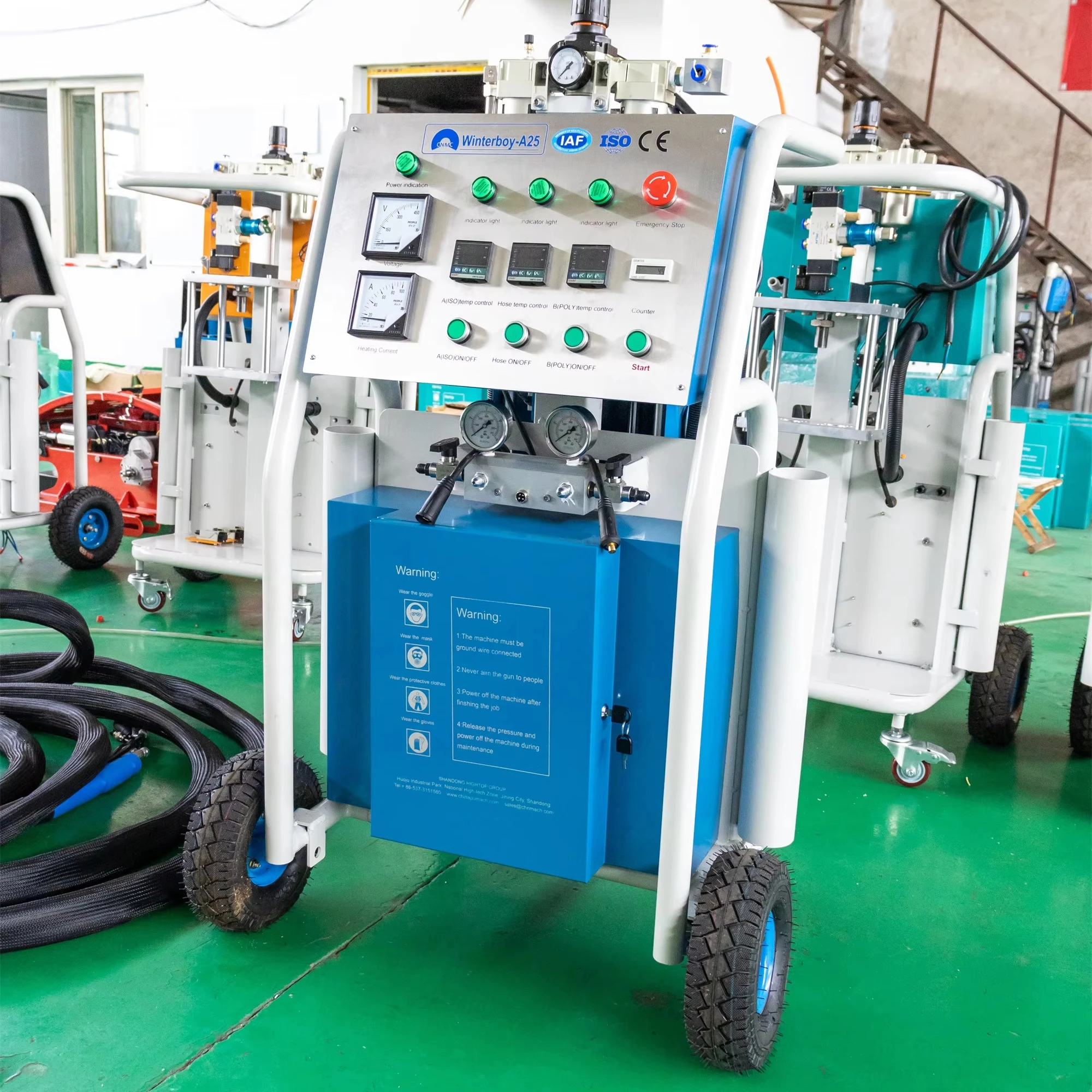 

High Pressure Polyurethane Foaming Machine A25 Olyurethane/polyurea Spray Foam Machine