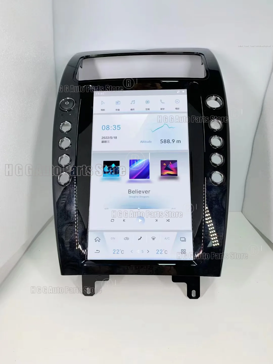 Car Radio Receiver Qualcomm Car Multimedia Player Android Auto Carplay For Maserati Quattroporte 2004-2012 GPS Navigat Head Uni