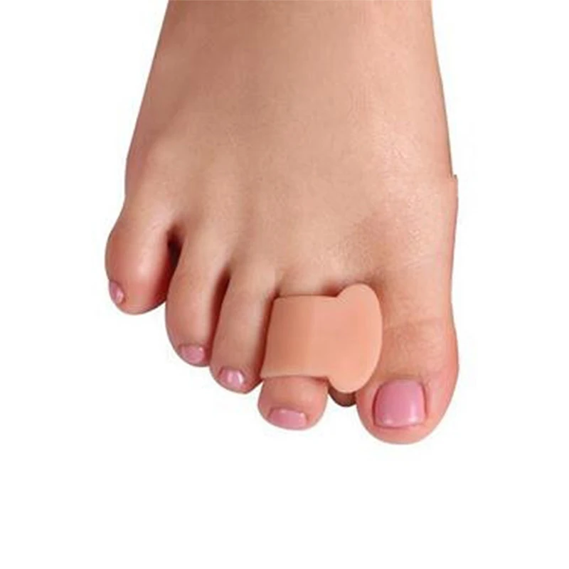 1 Stück Hallux-Valgus-Korrektor und Zehenspreizer aus Gel für überlappende Zehen