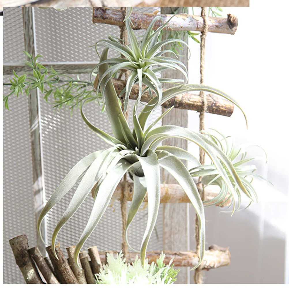 

2Pcs Artificial Plant Leaves High Simulation Pineapple Grass Fake Leaves for Home Wedding Party Wall Decorations Tropical