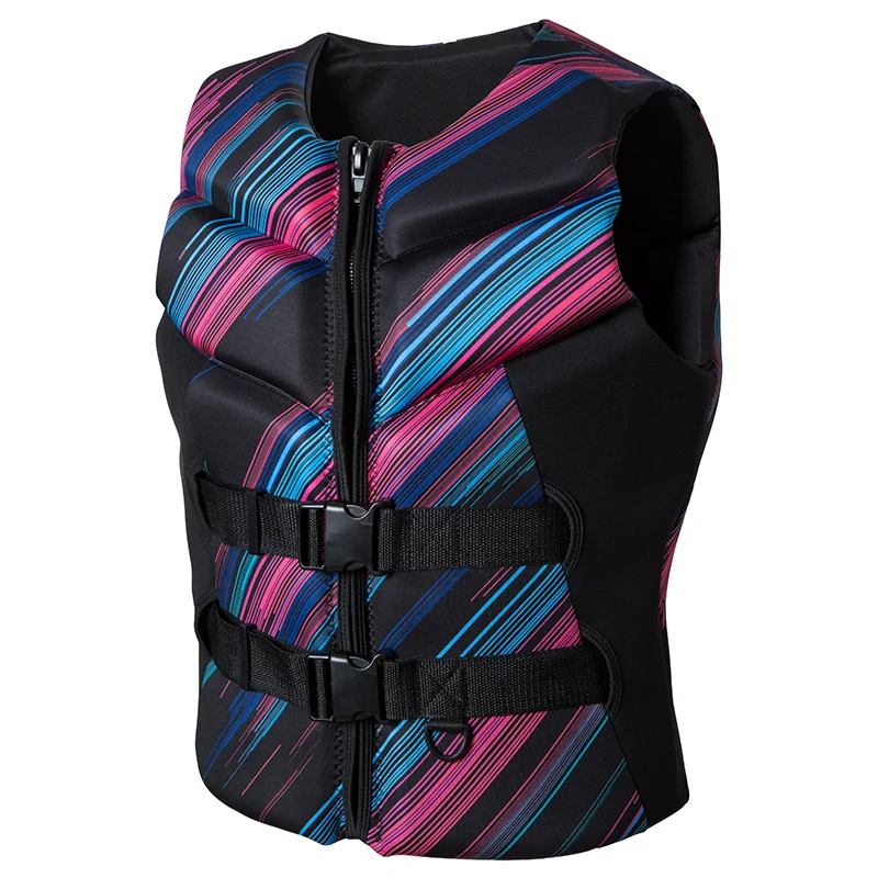 Kamizelka ratunkowa dla dorosłych neoprenowa kamizelka ratunkowa z certyfikatem CE neoprenowa kamizelka ratunkowa unisex kombinezon wypornościowy przenośna kamizelka ratunkowa