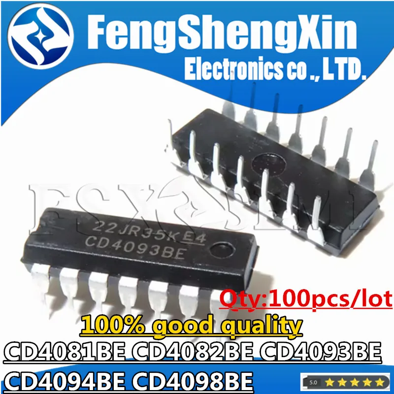 100pcs/lot CD4081BE CD4081 CD4081BD CD4082BE CD4093BE CD4094BE CD4098BE CD4082 CD4093 CD4094 CD4098 DIP-14 chips