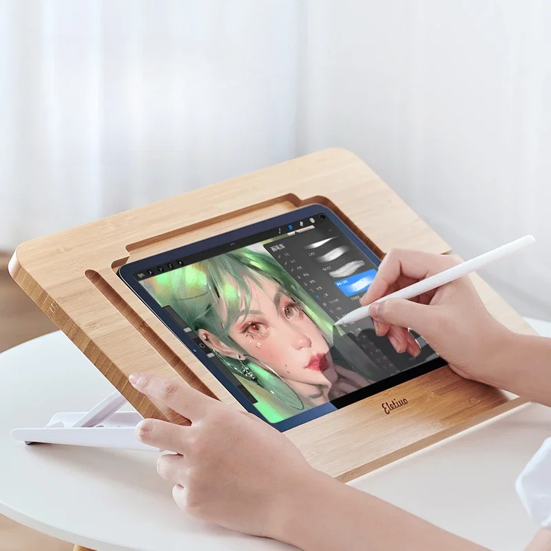 

Painting Bracket Wooden Desktop Tablet Hand-painted Special Painting 12.9 Inch For ipad pro accessories Drawing Board Shelf