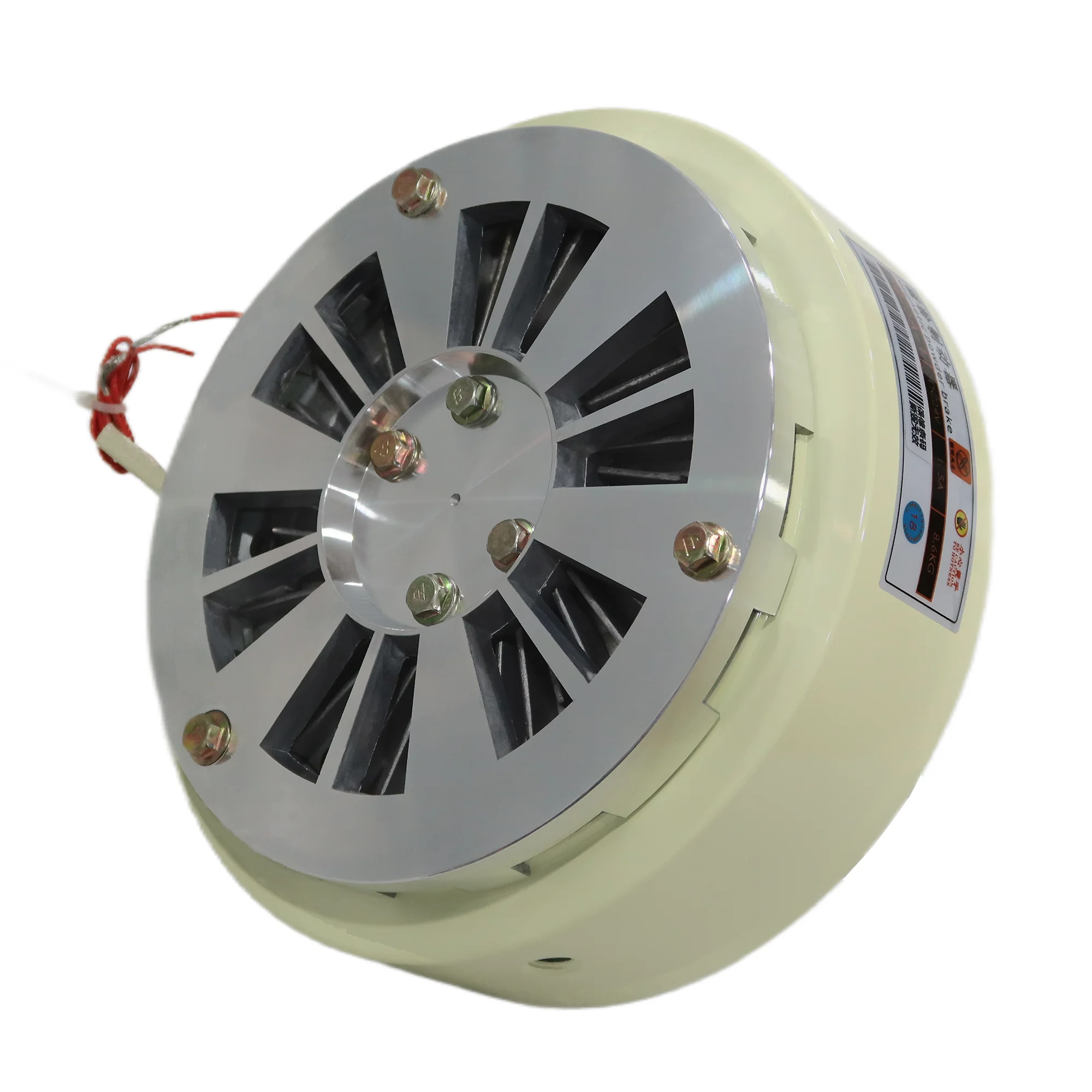 Direct Selling Single Shaft Magnetic Powder Brake 25N.m Magnetic Powder Brake Electromagnetic Brakes for Printing Shops