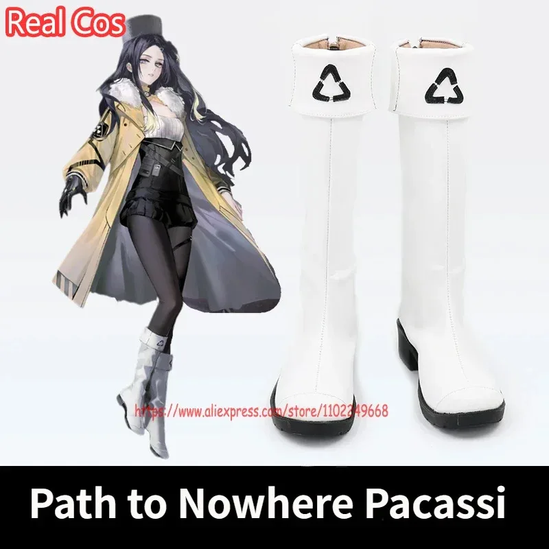 

RealCos Path To Nowhere Pacassi Обувь для косплея Сапоги Хэллоуин Косплей Костюм Аксессуар