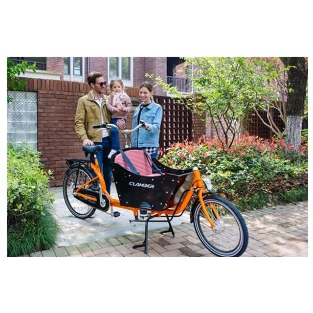 캐빈이 있는 전기 화물 자전거, 카고 삼륜차, CE 인증, 2 륜 bakfiets Clamber UB9015E, 핫 세일