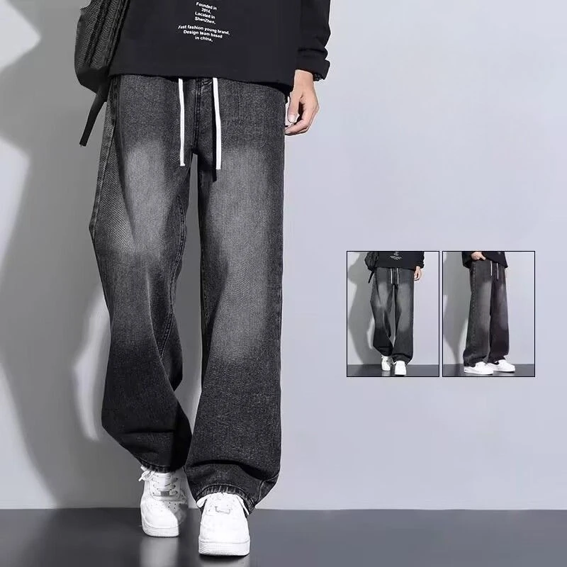 Summer Man Cowboy Pants Trousers Autumn Clothing Luxury Washed 2025 Fashion New in Classic Y2k Vintage Xs Straight Jeans for Men