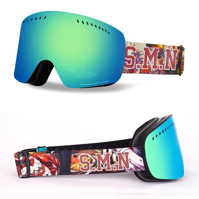 2025 Winter Sunglasses Women Skiing Eyewear Men Outdoor Sports Ski Goggles Protection Windproof Snow Integrally-molded Galsses