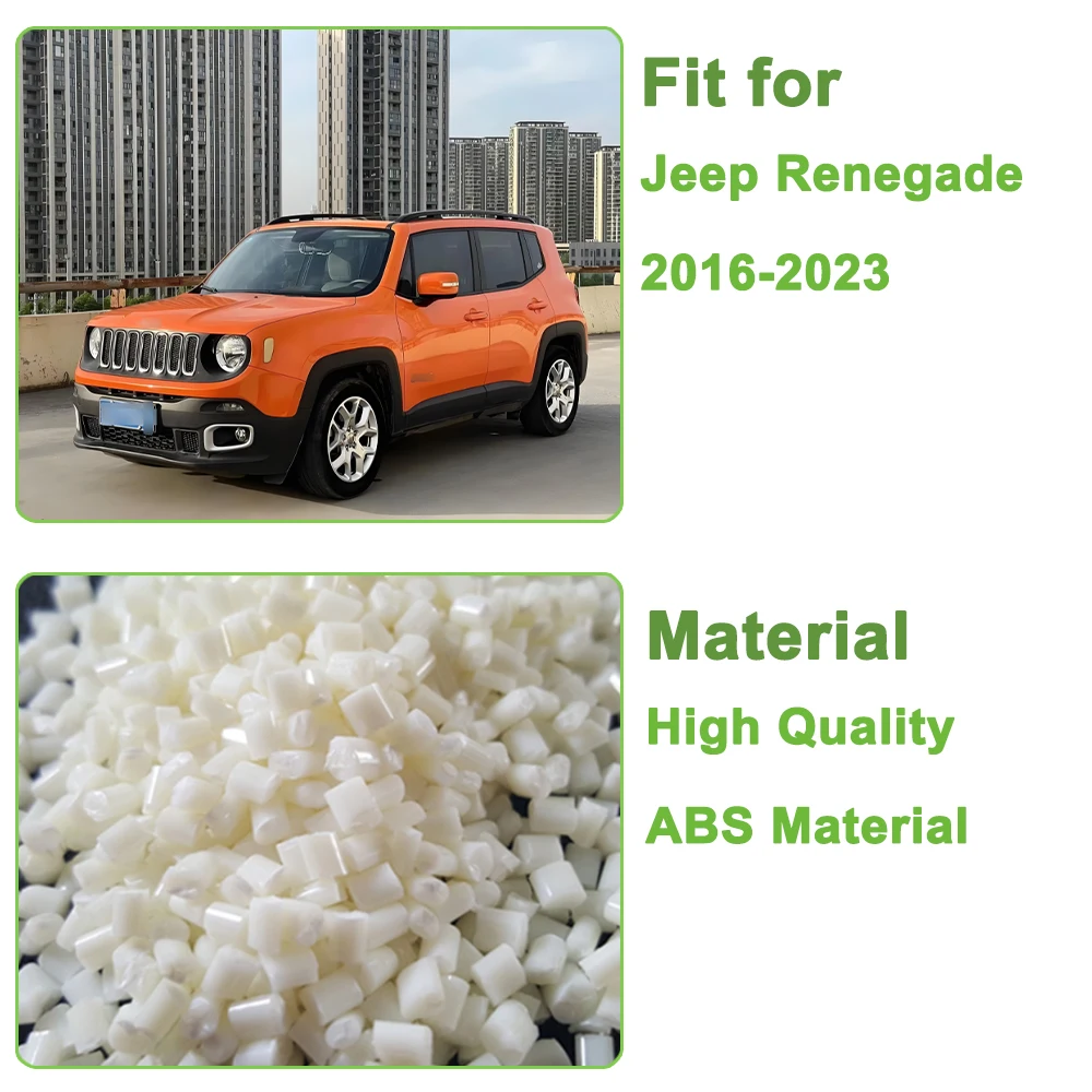Car Rear Taillight Tail Light Lamp Guard Decoration Full Cover Trim Protector for Jeep Renegade 2015-2023 Exterior Accessories