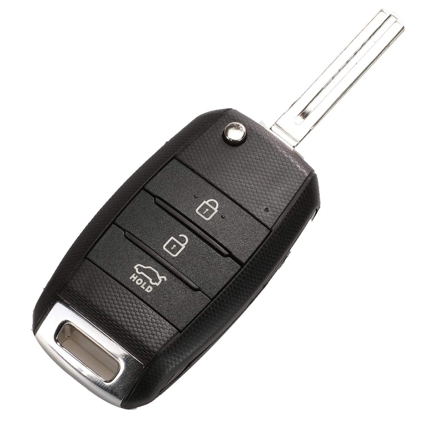 jingyuqin 3 Button Remote Flip Car Key 433MHZ ID46 ID70 Chip For Kia K5 Sorento Sportage 2013 2014 2015 Keyless Fob