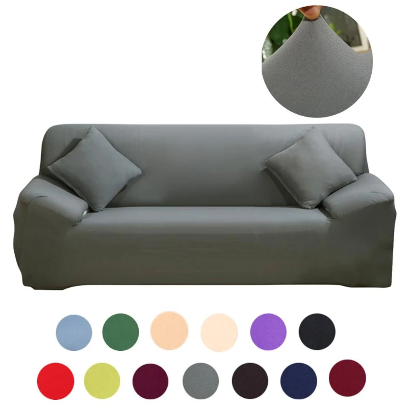 

Sofa Cover Spandex Modern Polyester Corner Sofa Couch Slipcover Chair Protector Living Room 1/2/3/4 Seater