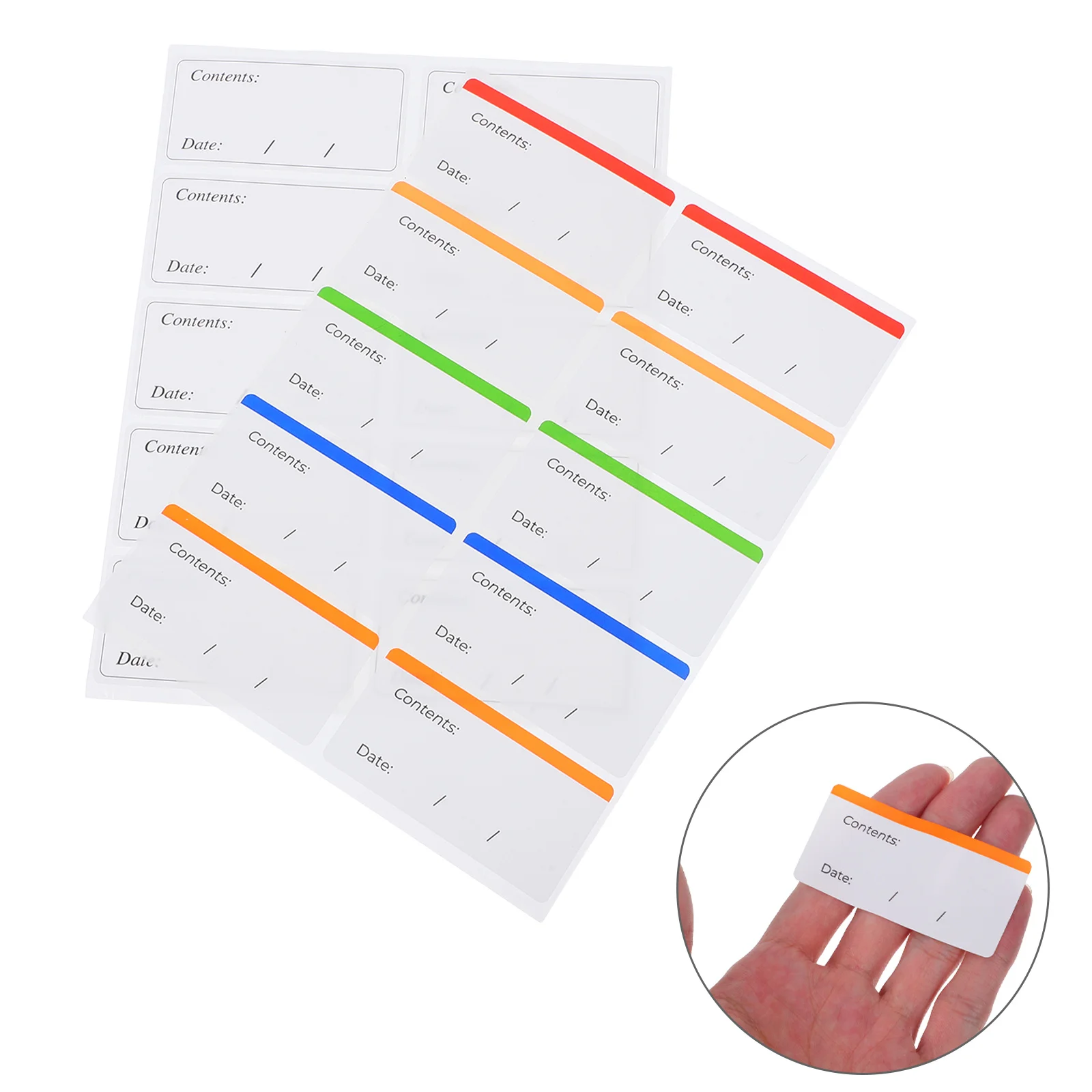 

Date Labels Stickers For Food Blank Removable Freezer Labels Kitchen Fridge Storage Organization - Cold Storage