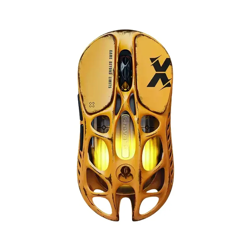 Gravastar Xpro PAW3950 8k Wireless Mouse Magnesium Alloy Game Mouse E-Sports Three-Mode Bluetooth Rgb Lightweight Hollow Gift