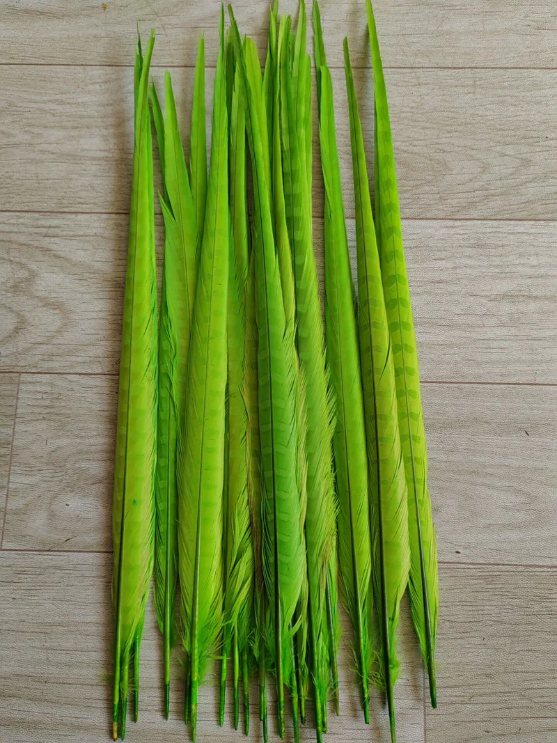 5Pcs/Lot! 45-54CM  Wholesale Colored Ringneck Pheasant Tail Feathers for Crafts  Large Decorative Feather Tail Festival Carniva