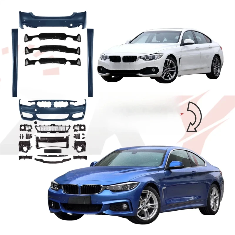 

Factory Hot Sale 4Series F32 F82 Coupe 2013-2019 Upgrade to-Tec Sport Exteri Kit Bumper Side Skirt with Good Price
