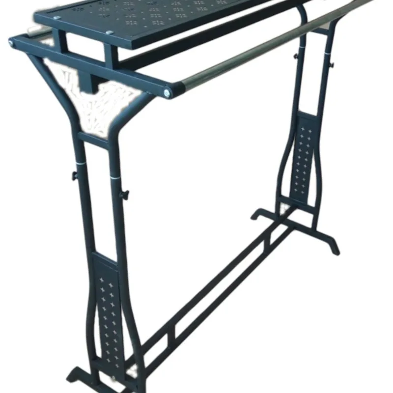 Iron clothing store display rack Floor-to-ceiling parallel bars side hanging  store Zhongdao rack display rack Clothes goods