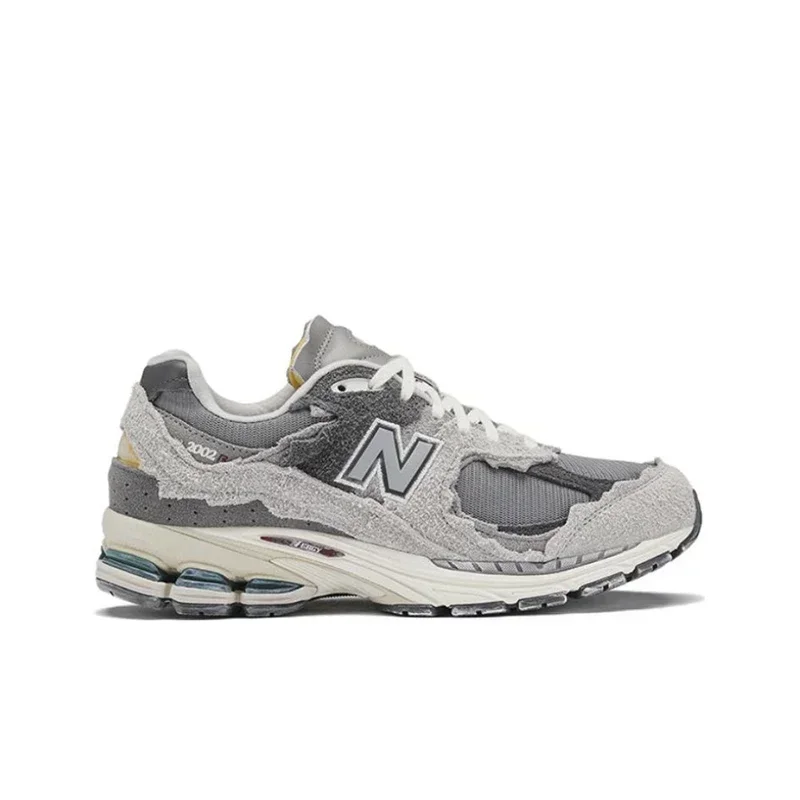 New Balance NB NB2002R Retro All-fit Shock-absorbing Wear-resistant Running Shoes Unisex Rain Ash Sneakers