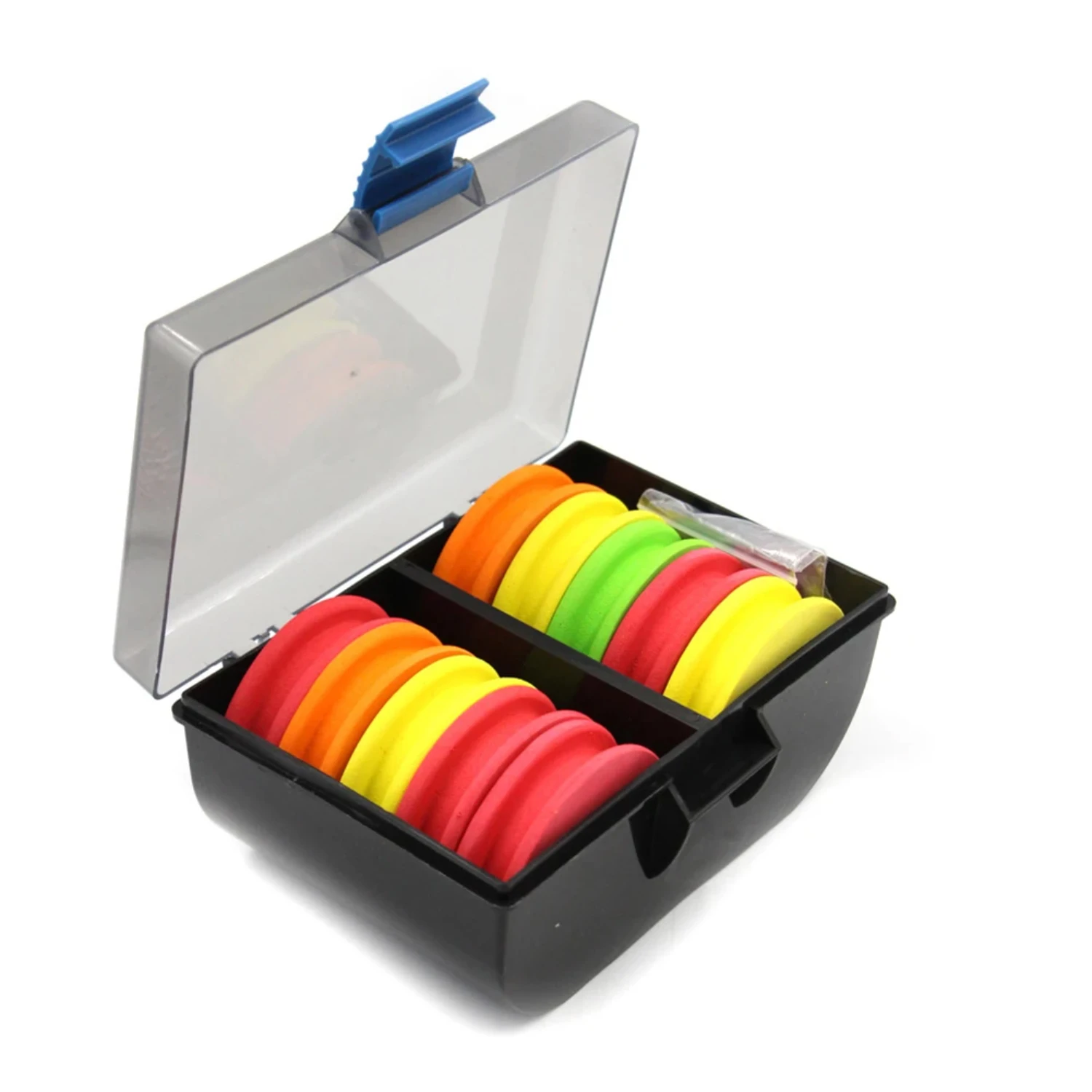 

20pcs/Box Foam Rig Winder Box Rig System Sea Fishing Line Leader Spooler With 10Pins Fishing Tackle Tool Accessories