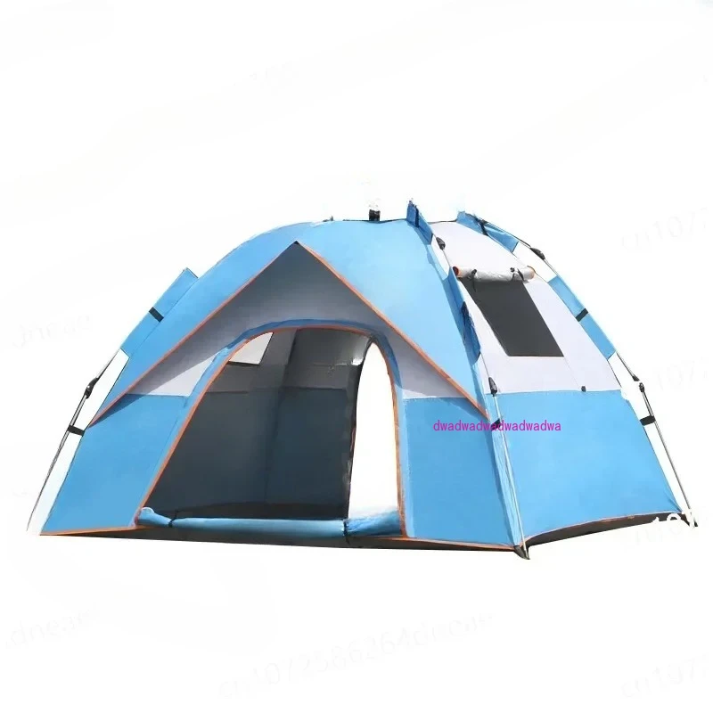 

2-местная палатка для кемпинга, пикника, сверхлегкое оборудование, палатка для кемпинга, утолщенная непромокаемая палатка для 3-4 человек, полностью автоматическая защита от солнца