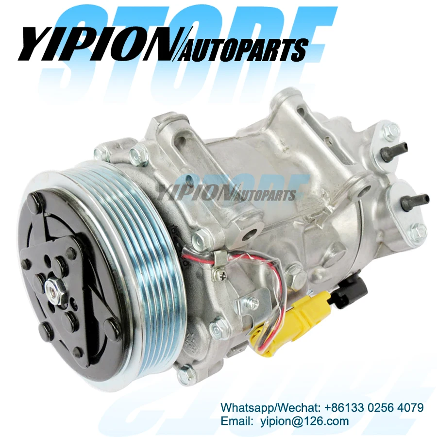 sd7c16 Компрессор переменного тока для Peugeot 307 308 807 607 406 Citroen C4 Berlingo 9800839580 9671216780 9651911480 9659875880 9656483580