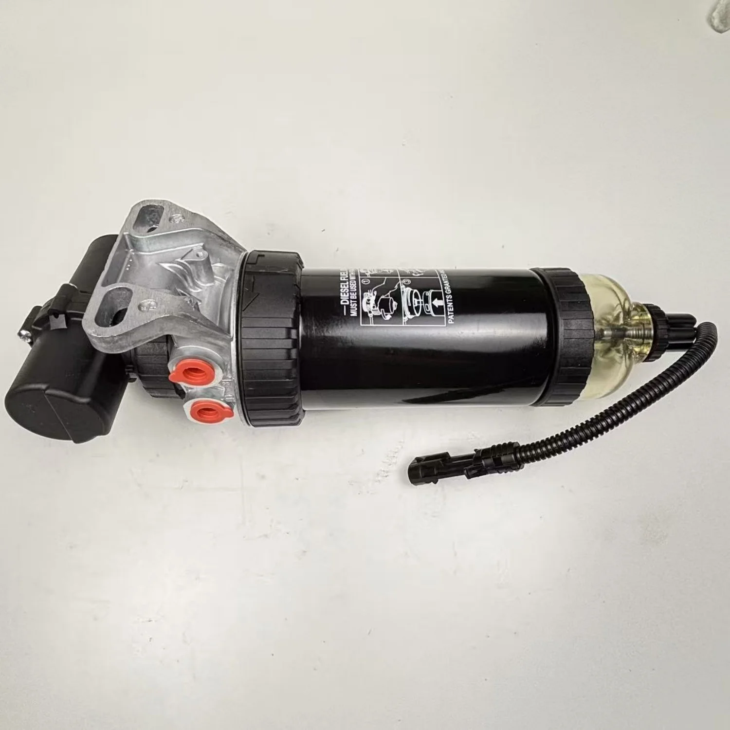 12V Fuel Pump Filter Assembly RE569927 For John Deere 6820 6910S 6920 Loader 624K 643L 644K