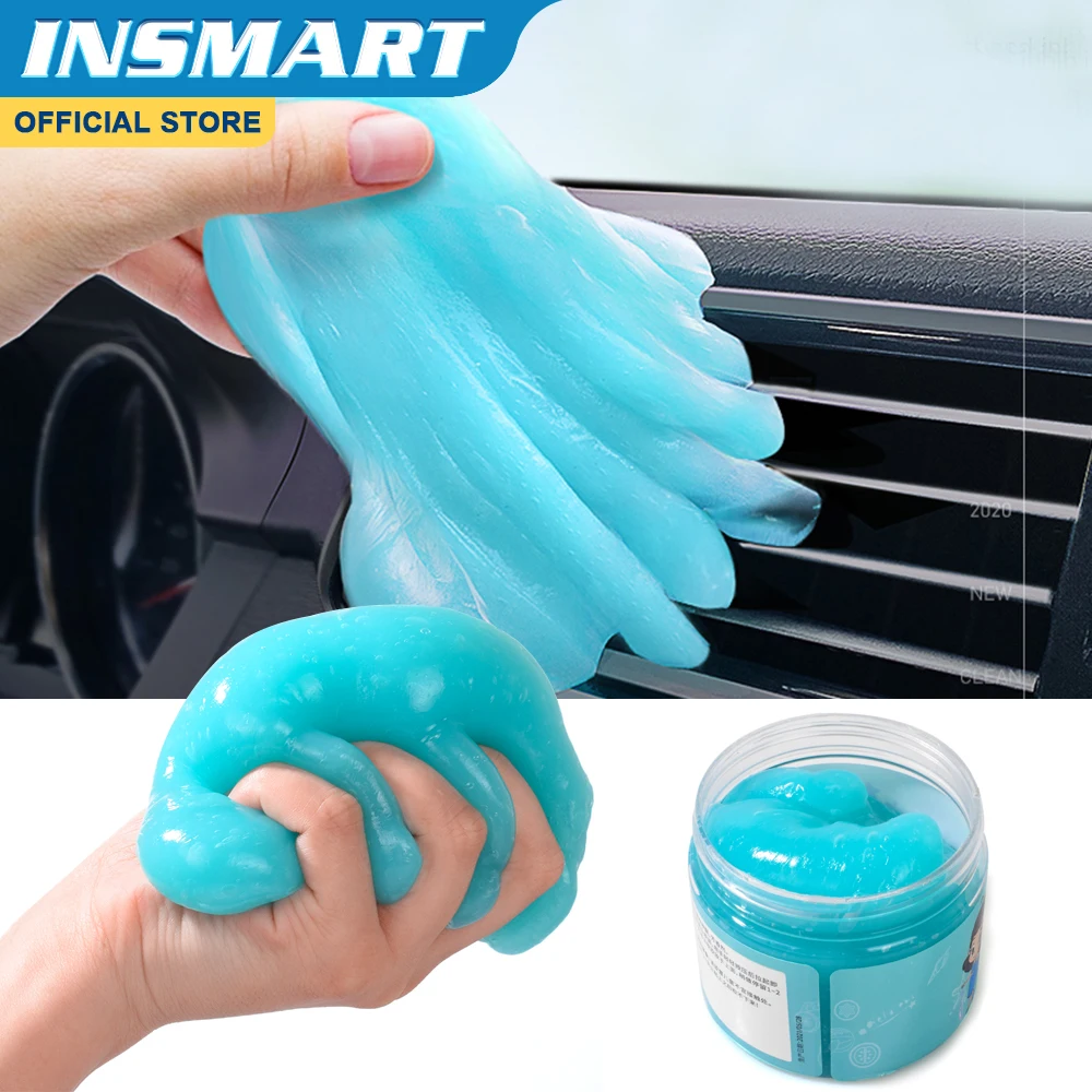 Gel de limpeza do carro multifuncional saída ventilação ar painel portátil ferramenta limpeza mágica nenhum traço lavagem lama removedor poeira sujeira limpa