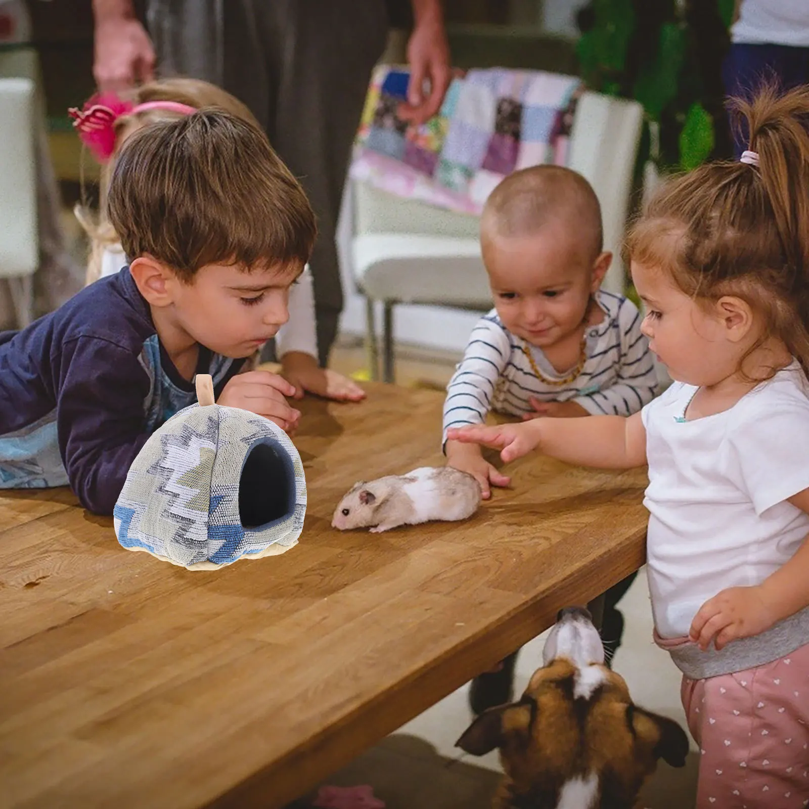 

Hamster Pet Cage Hammock Large Size Soft Cotton Warm Comfortable Sleeping Bed For Guinea Pig Chinchilla Rat Ferret