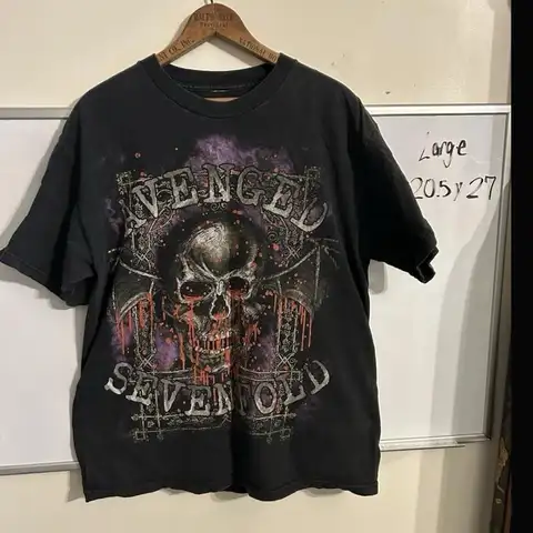 Vintage Avenged Sevenfold Nightmare Skull Y2K Size Large Jesse Pinkman