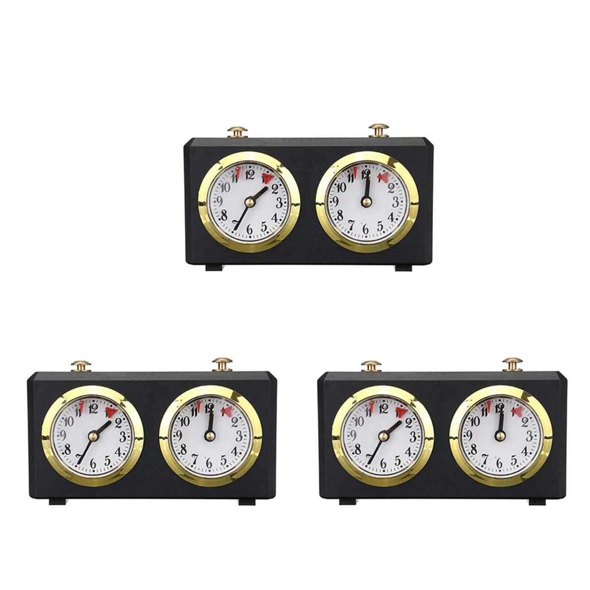 

3X Traditional Chess Clock, Digital Count Up Count Down Timer Mechanical International Chess Game Timer