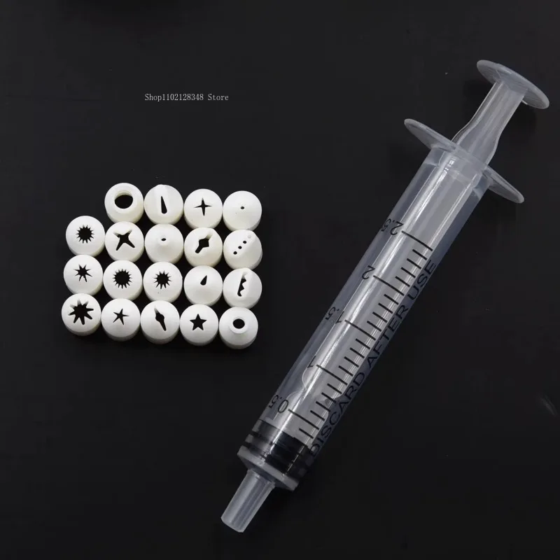 21 Piece/set Mini Ultra Light Clay Cake Decorating Nozzle DIY Polymer Clay Sculpture Model Simulation Cake Decorating Accessorie