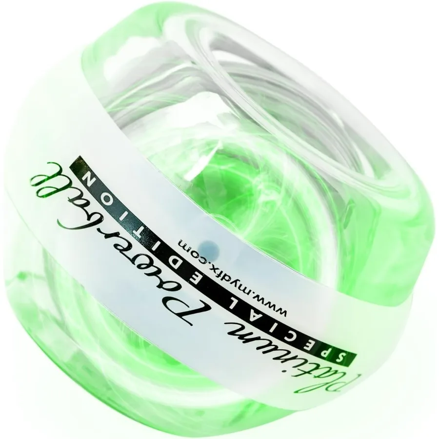 Esercitatore Gyro Platinum Sports & Fitness – Allenatore per la forza del polso e dell'avambraccio illuminato a LED, resistenza dinamica fino a 45 libbre Mano e G