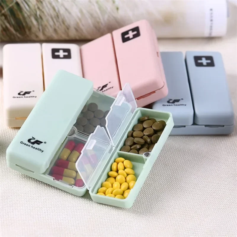 

Weekly Pill Box 7 Days Foldable Travel Medicine Holder Pill Box Tablet Storage Case Container Dispenser Organizer Tools