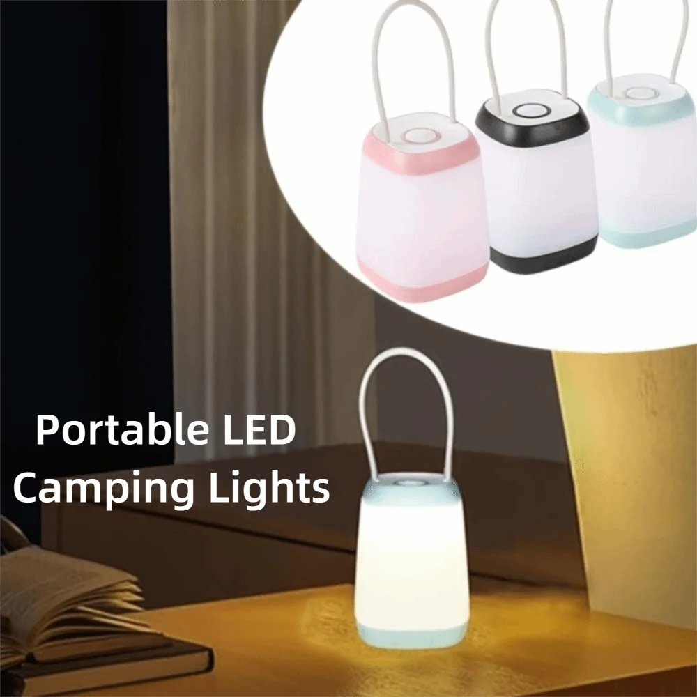 Campsite Light 3 Light Modes LED Camping Lights LED Bright Night Reading Lights Handheld Multifunctional Emergency Lamp Bedside