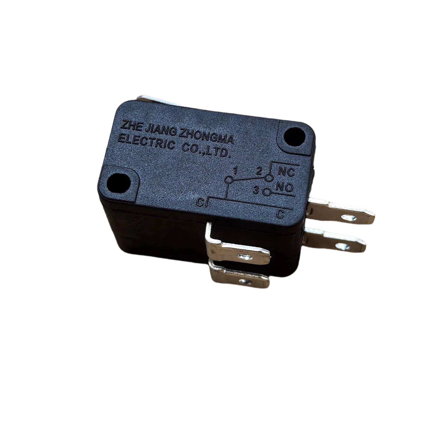 

1PCS/LOTS Super High-End Duplex 4-Pin Microswitch ZW7-1I-C Silver Dot Small Self-Resetting Travel Limit 16A Single Pole Double T