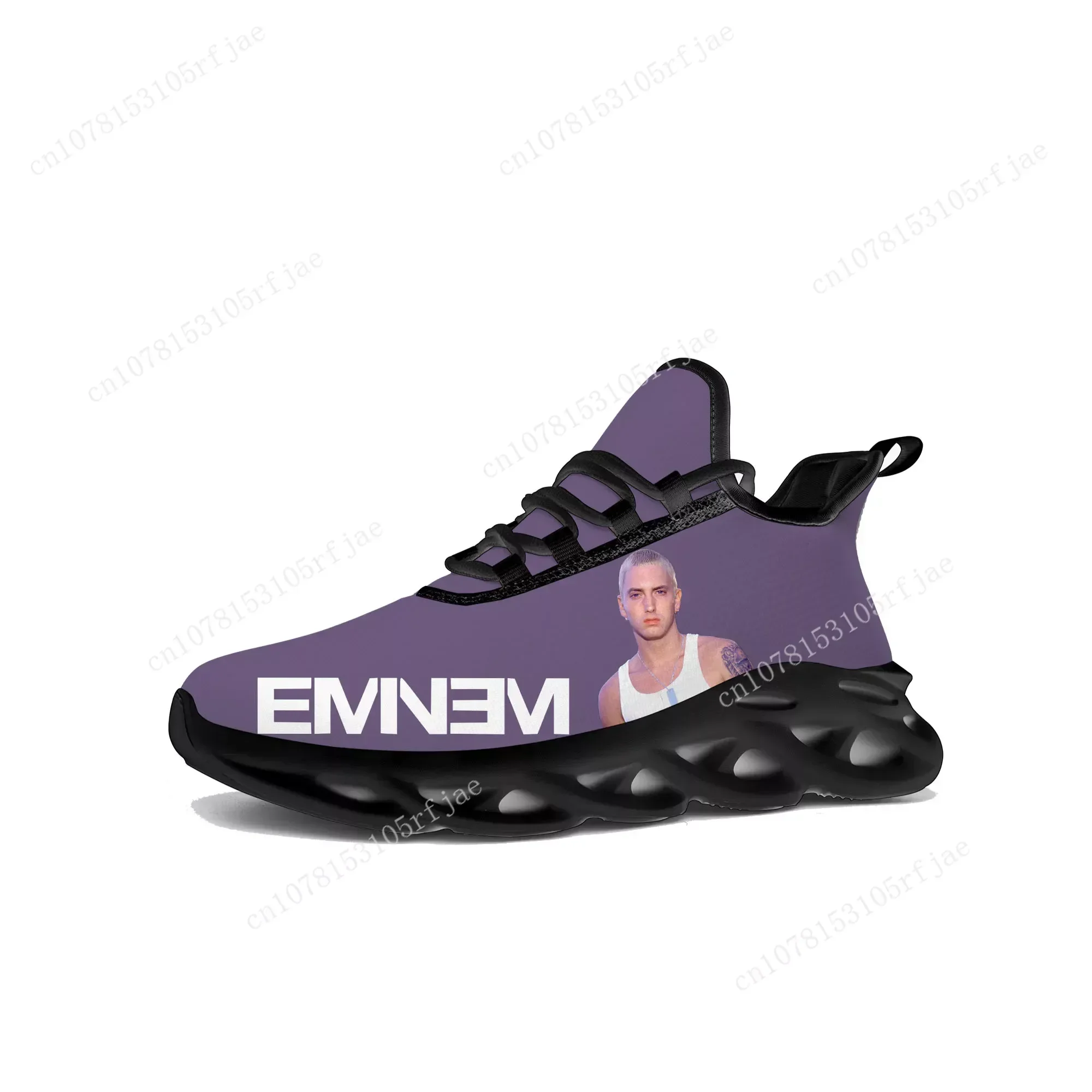 Eminem Hip Hop Rap Flats Turnschuhe Herren Damen Sport Laufschuhe hochwertige Sneaker Schnür Mesh Schuhe maßge schneiderte Schuh