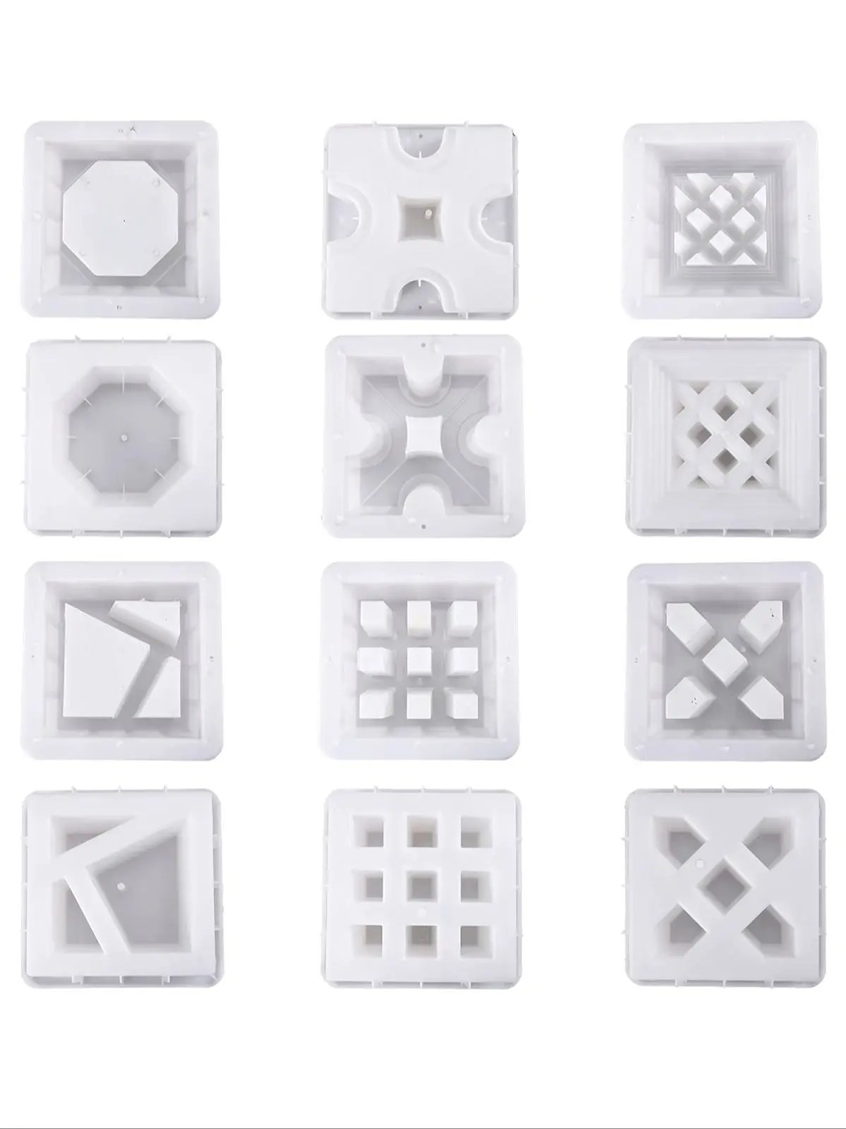 Moule de brique Antique en ciment, fabrication murale de jardin, moule de brique 3D, moules de pavage en plastique pour béton, cloison de Ventilation, décoration murale