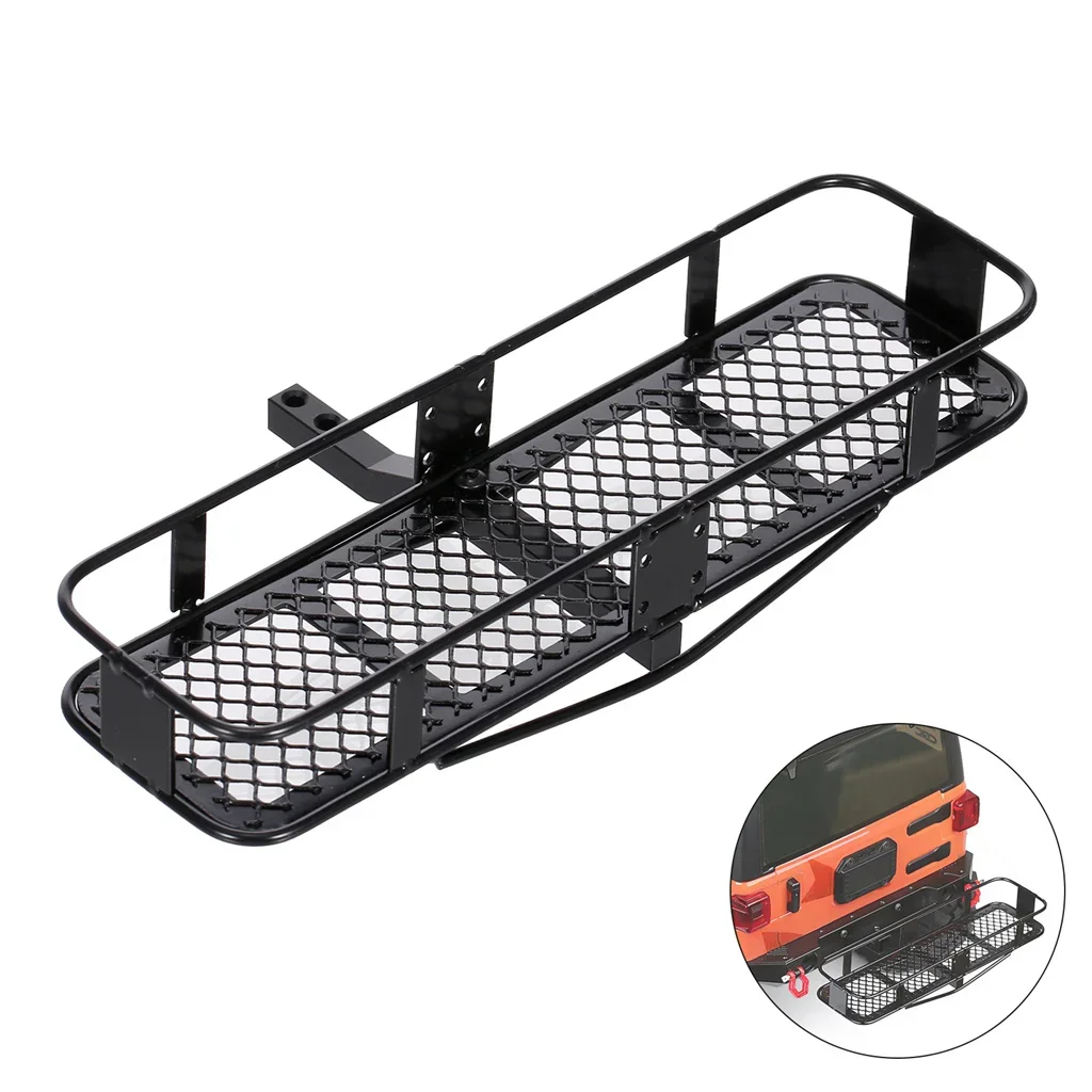 1 STKS Metalen Achterbumper Back Hitch Carrier voor 1/10 RC Crawler Axiale SCX10 90046 AXI03007 Traxxas TRX4 D90 TF2