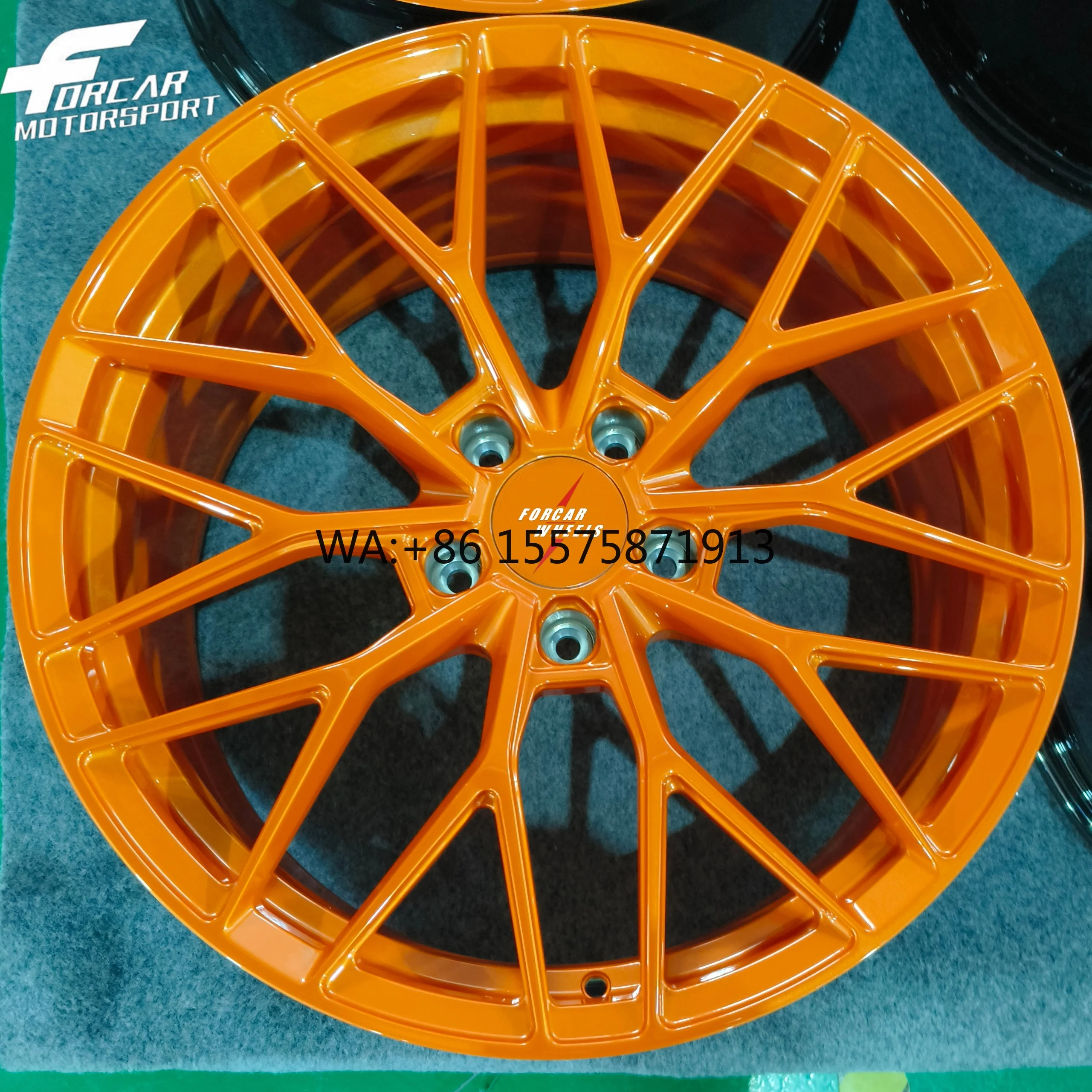 

Forcar Custom Forged Gloss Double Color One-Piece Design Aluminum T6061 Custom Salable 16-24 Inch Alloy Forged Wheels Rims