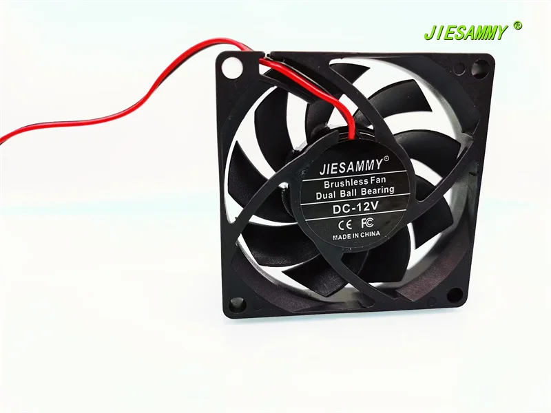 JESAMMY doppio cuscinetto a sfere 7015 24V 12V 5V DC BRUSHLESS 7CM INVERTER CHASSIS raffreddamento FAN70 * 70*15MM