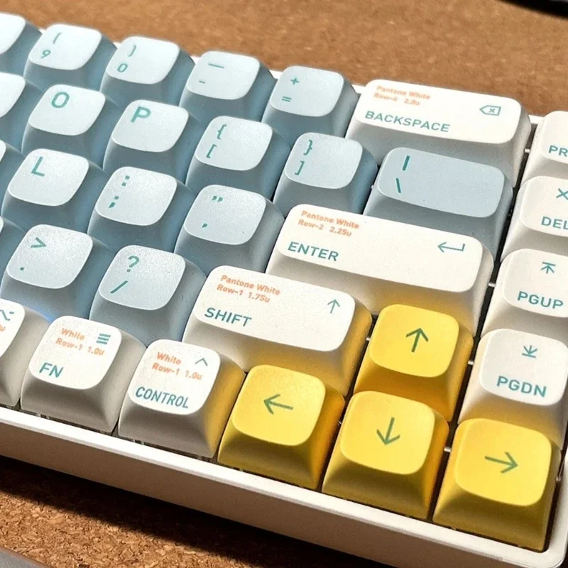 

135-клавишные колпачки Shallow Dream XDA с профилем PBT, сублимационные колпачки для механических клавиатур, игровые колпачки,