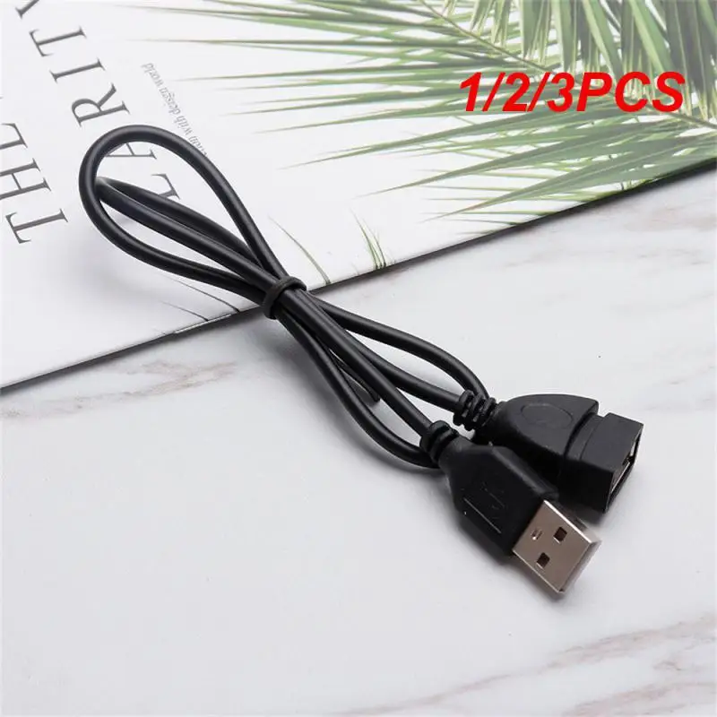 1/2/3PCS 1m USB Extension Cable Super Speed USB 2.0 Cable Male to Female Data Sync USB 2.0 Extender Cord Extension Cable