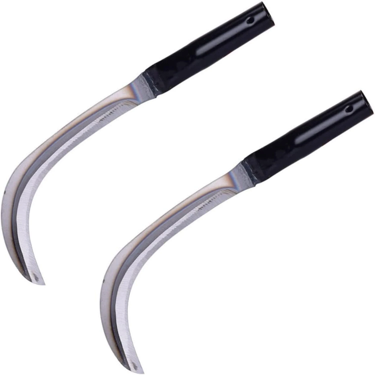 

Mowing 2pcs Fierce Steel Willow Leaf Sickle Farming Sickle Harvest Garden Weeding Fork Gardening Hand Tool Sickle Garden Tool Ha