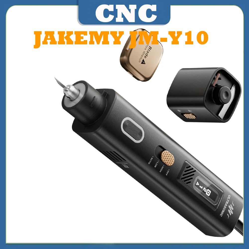 

2025 Handheld electric grinder Ultrasonic Knife cutter Cutting 3D Printed Models Acrylic Wood Plastic JAKEMY JM-Y10 40KHz 35W