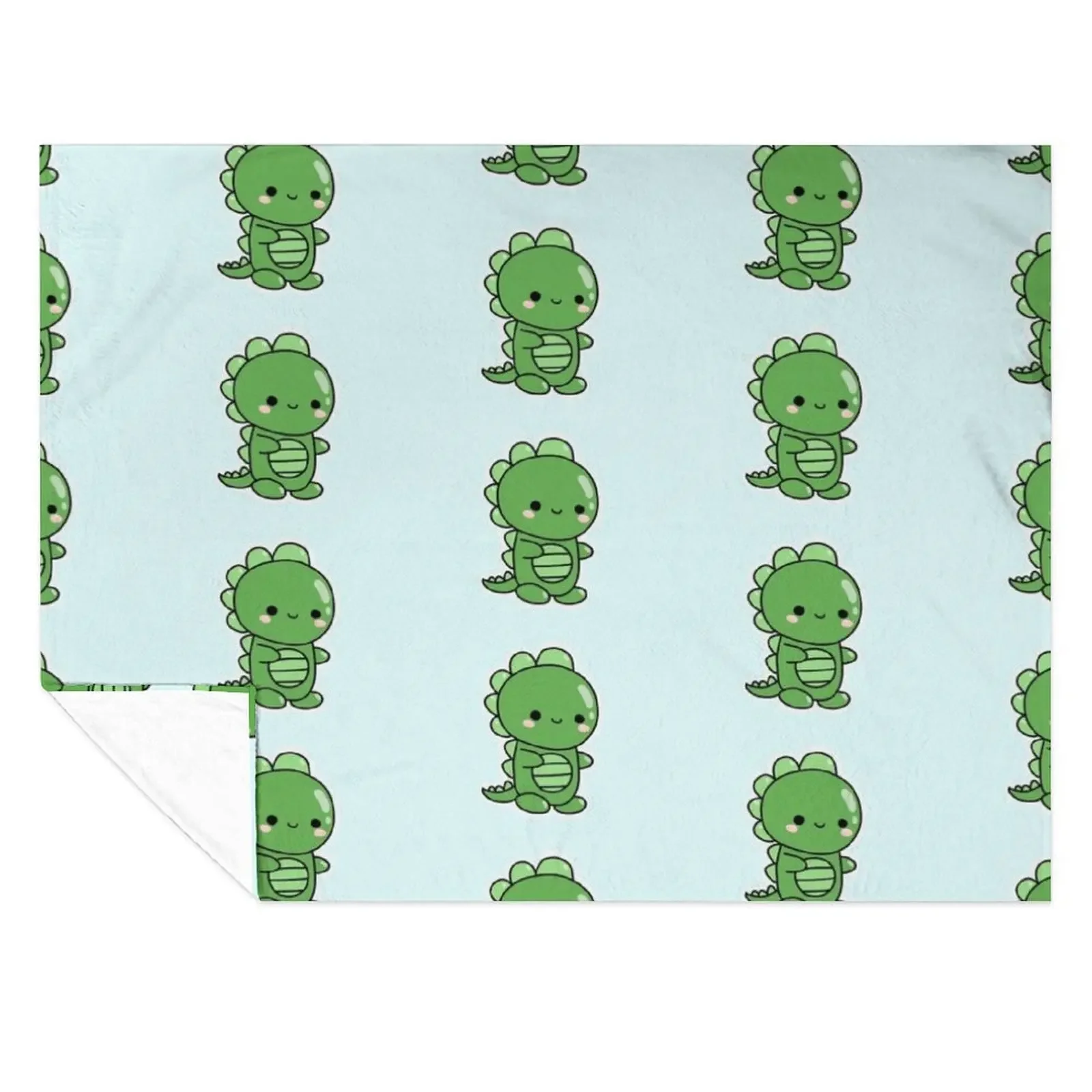 

Cute Kawaii Dinosaur Throw Blanket Hair Bed linens sofa bed Flannel Blankets