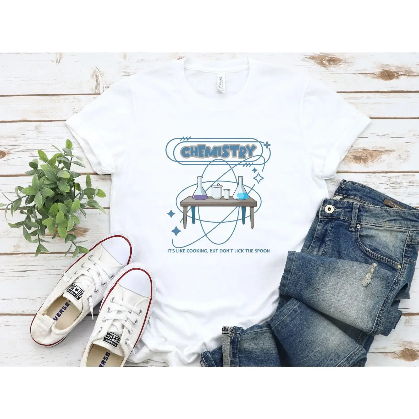 Funny Chemistry T Shirt Science Lover Teacher Nerd Grad for Organic Chemist vintage Washed Comfortable designer clothes Casual